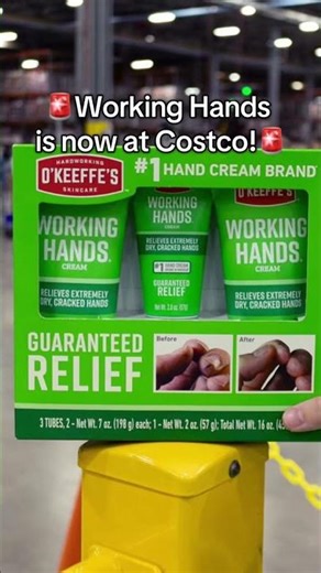 O'Keeffe's Working Hands now at Costco! #workinghands #costco #okeeffes #okeeffes #mmw4c