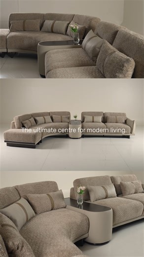 Designed for effortless hosting, the Gloria Collection brings modern ease to contemporary living. A clean-lined silhouette with gentle curves, medium-firm comfort, tactile upholstery, and precise piping comes together with subtle metal accents creating a calm, considered centrepiece for everyday living. Shop online at durian.in or visit your nearest Durian store. #GloriaCollection #Sofa #ContemporaryLiving #DurableStyle #HomeInteriors #DurianForHome #DurianFurniture | Durian Furniture