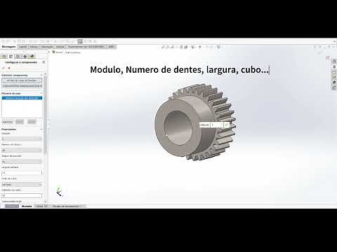 COMO FAZER UMA ENGRENAGEM NO SOLIDWORKS UTILIZANDO APENAS O TOOLBOX