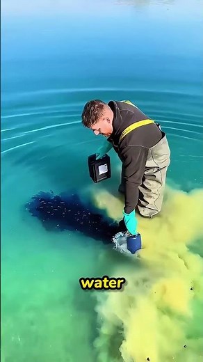 Does blue dye really kill pond algae? 🐟 #gardening #science