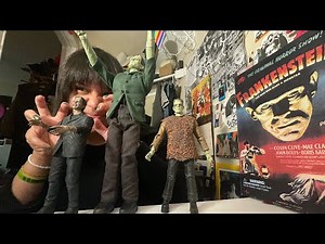 UNBOXING UNIVERSAL MONSTERS FRANKENSTEIN 12" Figure—Sideshow Toy (2000)!!! + more 💌🌀