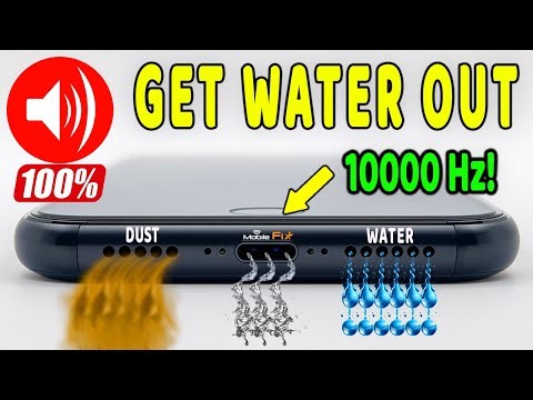 Sound To Clean Speakers of Water