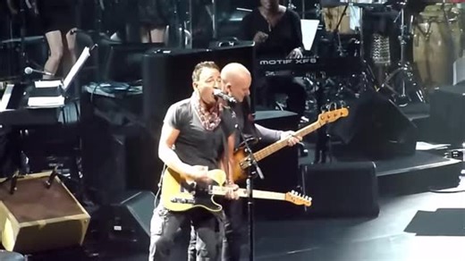 Songs by Springsteen on Instagram: "On this day in 2011 Bruce Springsteen joined Sting, Lady Gaga, Billy Joel, Stevie Wonder, will.i.am, Branford Marsalis, Rufus Wainwright, Mary J. Blige, and Bryn Terfel at Sting and Trudie Styler’s Rainforest Fund benefit concert and 60th birthday party for Sting. Bruce played a short set of Sting and The Police covers, including “I Hung My Head,” “Fields of Gold,” “Every Breath You Take” and “Can’t Stand Losing You”."