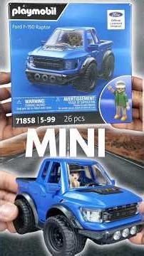 The cutest pickup truck ever! Ford Raptor Playmobil Review 🥹💙 #playmobil #fordf150raptor #shorts ...
