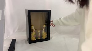 11x16 Extra Deep Shadow Box , Large Shadow Boxes Display Cases，for Displaying Photo Souvenir Collection（Black）