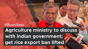 #NSTTV The Agriculture and Food Security Ministry (MAFS) will hold a meeting with India's Agriculture and Farmers' Welfare Minister to express its desire to ensure that the country continues to export white rice to Malaysia. Read here: https://www.nst.com.my/news/nation/2023/09/959364/agriculture-ministry-discuss-indian-government-get-rice-export-ban-lifted | NST Online