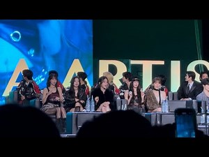241227 IDOLS (LE SSERAFIM NCT127 SUHO) REACTION TO KISS OF LIFE IGLOO @ ASIA ARTIST AWARDS #AAA2024