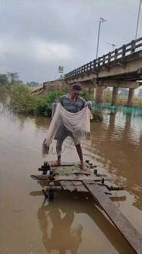 How to cast a net #fishing #handfish #fishingequipment #fish #fishinggear