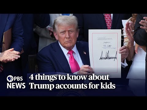 WATCH: 4 things to know about Trump accounts for kids