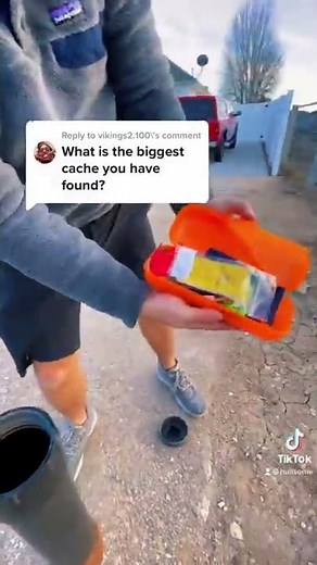 This Is The Largest Geocache I’ve Ever Found. Amazing That These Stay Hidden And Protected For YEARS