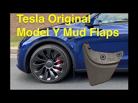 Genuine Tesla Model Y Mud Flaps - Unboxing, First Impressions, Installation (DIY)