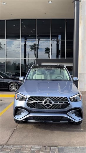 2026 Mercedes-Benz GLE 450 🩵 ✨Manufaktur Côte d’Azur Light Blue Metallic✨ 🤎Macchiato Beige/Black MB Tex🤎 💎Panorama Power Tilt/Sliding Sunroof 💎Exclusive Trim 💎Winter Package 💎Driver Assistance Package 💎Natural Grain Brown Walnut Trim 💎MB-TEX Dashboard ‼️This vehicle is available! Contact us to learn more!‼️ #mercedesbenz #Lasvegas #mercedes | Fletcher Jones Imports - Mercedes-Benz