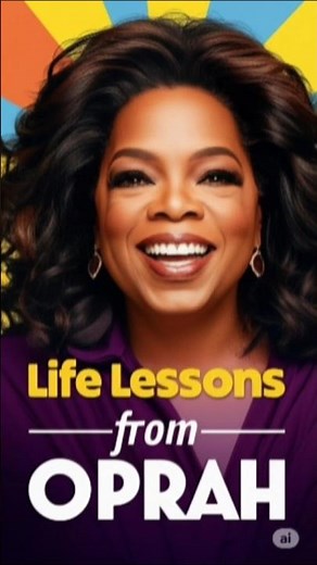Oprah Winfrey's Life Lessons #oprahwinfrey