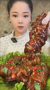49K views · 2.6K reactions | Chicken belly roll very spicy ASMR Mukbang challenge | Pu Eating ASMR | Facebook