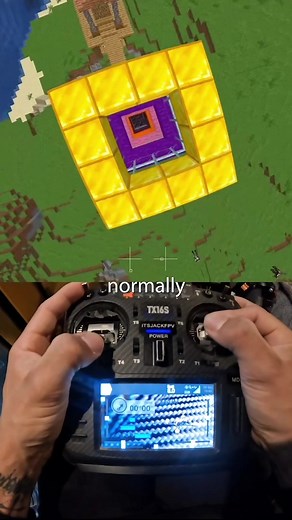 I used an FPV drone in Minecraft… | Fpv Drone