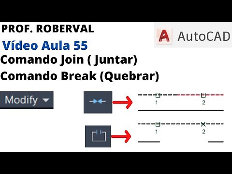 Aula 55- Comandos Break - Join_ Quebrar linhas e juntar linhas no AutoCAD.