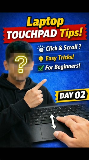 Laptop Touchpad Kaise Use Kare? | Beginner Tips (Day 02)