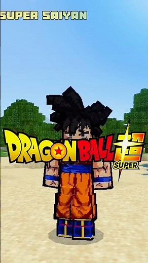 All goku forms in Minecraft #minecraft #shorts
