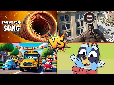EROSION WORM 🆚 SIREN HEAD 🆚 SCHOOL BUS 🆚 PEPPA PIG.EXE - Tiles Hop Edm Rush!
