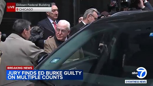 Former Chicago Alderman Ed Burke found guilty on multiple counts in federal corruption case
