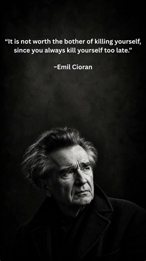Emil Cioran’s Darkest Thought About Life...#shortsfeed