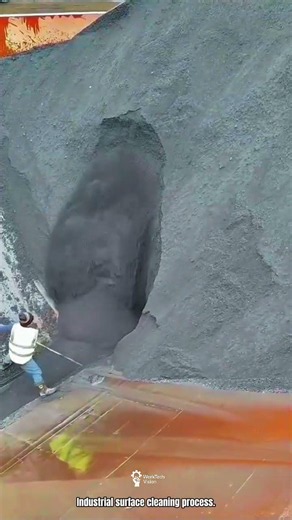 Hidden Factory Work Process Behind Large Scale Material Removal