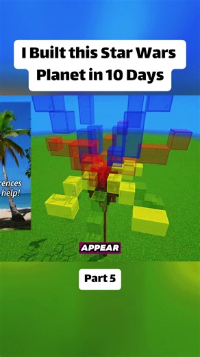 Star Wars Planet Minecraft Build Completed in 10 Days