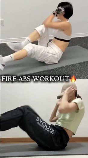 Intense Fire Abs Workout – Feel the Burn 🔥 | Inspired by ‪@YogaSongHayeon‬