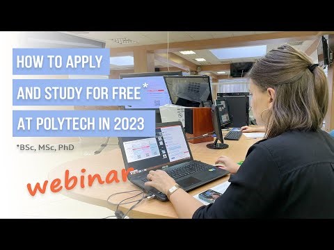 HOW TO APPLY AND STUDY FOR FREE AT POLYTECH IN 2023 | Webinar for international applicants