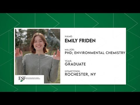 The Graduate Experience at SUNY ESF | The College Tour