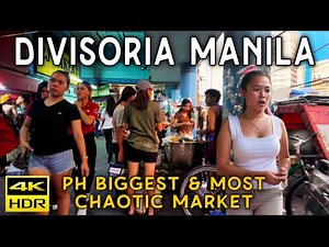Divisoria Before Yorme: Total CHAOS Exposed! (Raw & Real Footage) Manila Philippines 4K HDR