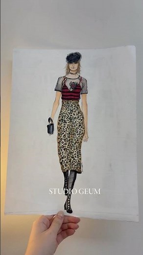 패션일러스트레이터의 패션드로잉 기초수업 #fashiondesigner #fashionillustration