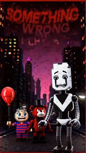 Toy Freddy, Balloon Boy & Puppet Trapped in Roblox. #shots #fnaf #rodlox