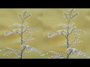 pearl tree tutorial/how to make a tree with pearl/new pearl wire tree diy/wire tree tutorial