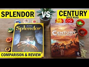 Splendor Vs Century: Spice Road Board Game Comparison & Review