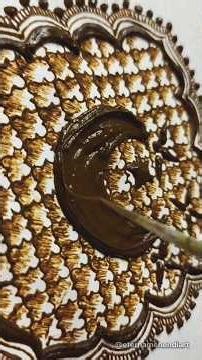 Ramzan Special Mehendi 🌙 Simple Pattern, Rich Finish | Easy Eid Design