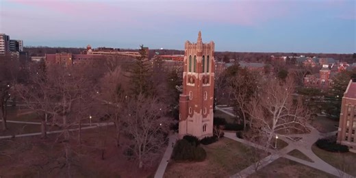 Michigan State University campus: fall/winter 2024