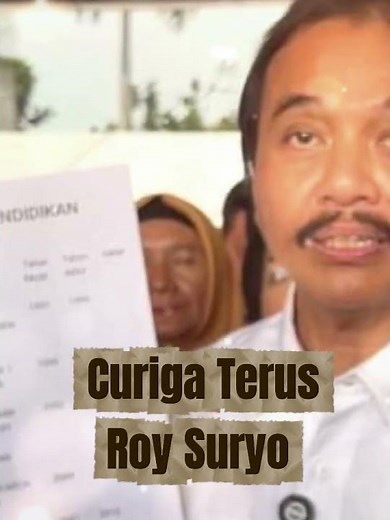 Roy Suryo continues to be suspicious of Jokowi and Gibran's fake diplomas #roysuryo #jokowi #gibr...