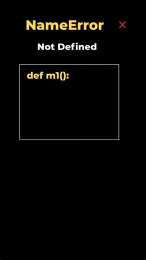 3.3. NameError: Not Defined | Python Error Fix #coding #python