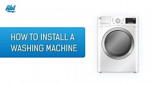 The Basics - How To Install A Washing Machine