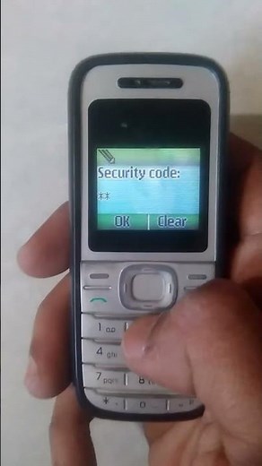 nokia 1209 reset