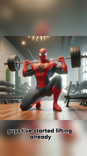 Spiderman Gym Workout #marvel #spiderman #shorts
