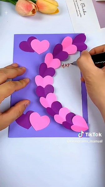 Simple and Beautiful Handmade Mother's Day Greeting Card Ideas