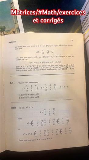Exercises and solutions / matrices #exam / calculus exercises