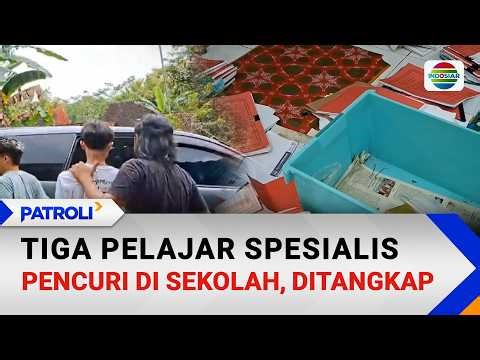 Tiga Pelajar Spesialis Pencuri di Sekolah, Ditangkap Polisi | Patroli
