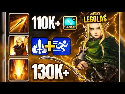 10 Minutes Of INTENSE Wind Legolas Action! - Summoners War