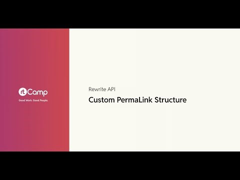 Custom PermaLink Structure