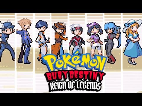 Pokemon Ruby Destiny: Reign of Legends [GBA] - All Gym Leader Battles (Heavy Challenge)