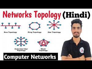 Network topology and its types ( Bus ,Ring , Star , Mesh , Tree ) in Hindi | Computer networks