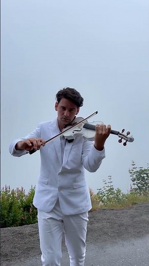 The Godfather Theme on Violin… but on a Mountain 🤍🎻 (Cinematic)